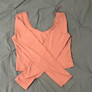 Maroon Lululemon Align Long Sleeve